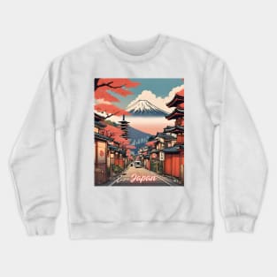 Travel to MOUTAIN'S FUJI Japan ,Brafdesign Crewneck Sweatshirt